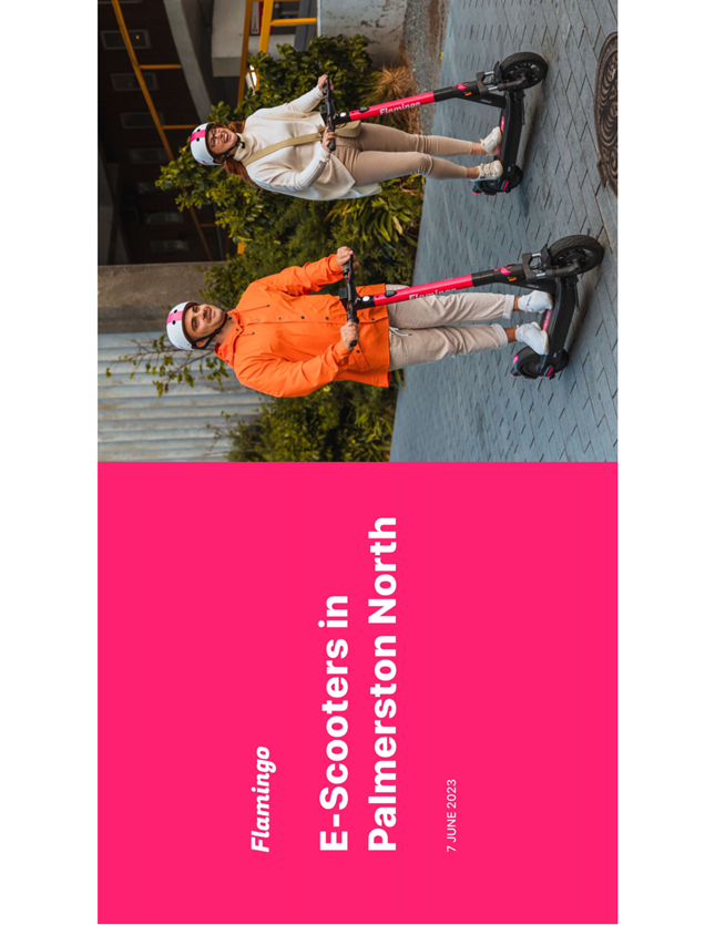 A person and person riding scooters

Description automatically generated