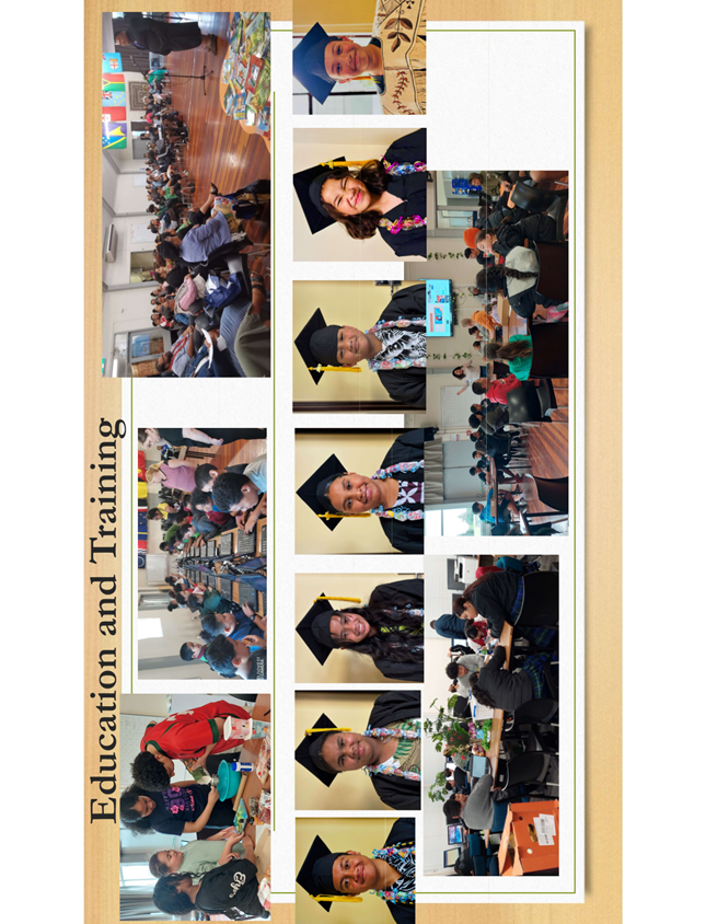 A collage of people in graduation gowns

Description automatically generated