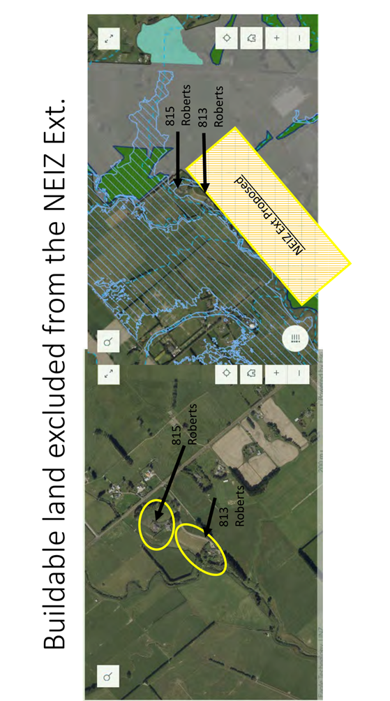 A map of land with yellow and blue lines

Description automatically generated