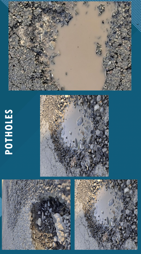 A collage of a pothole

Description automatically generated