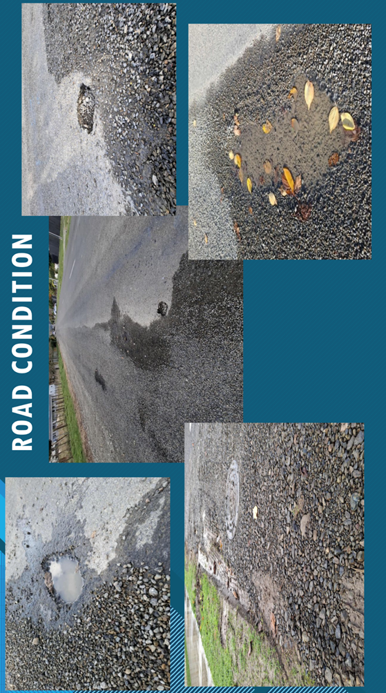 A collage of photos of a road

Description automatically generated
